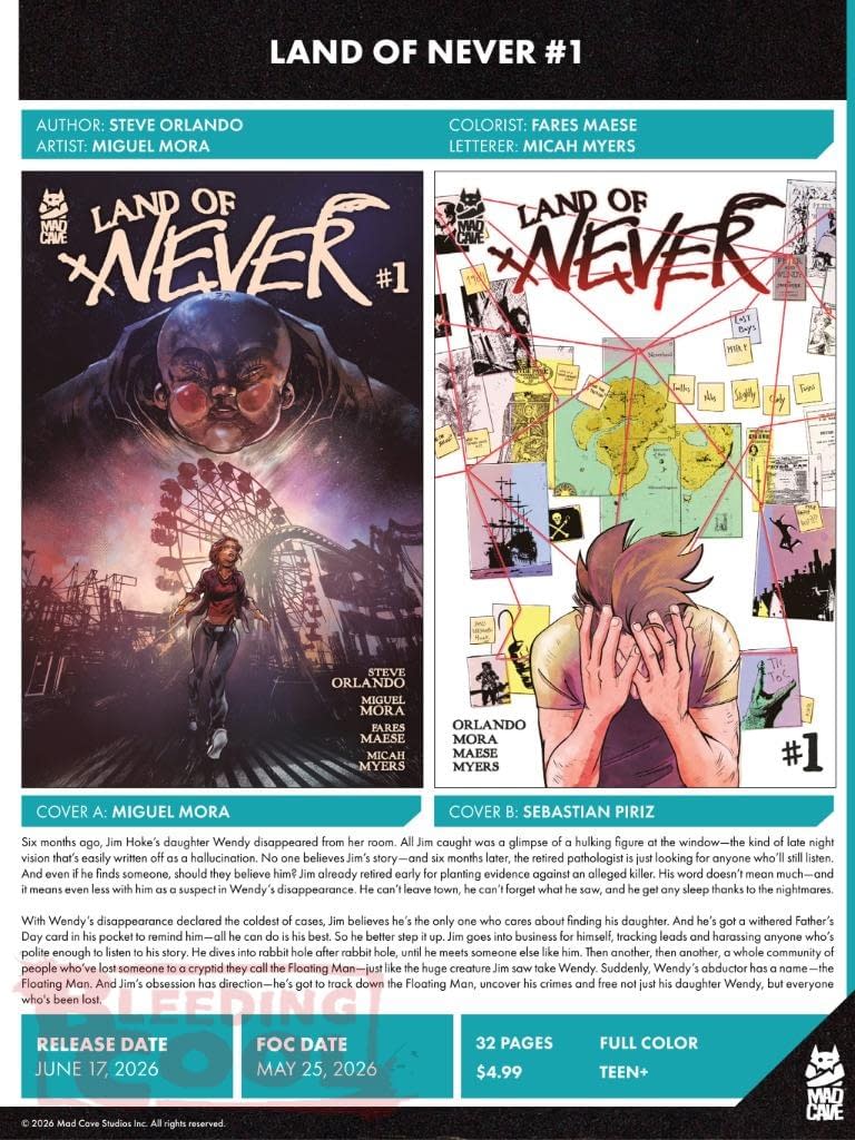 Mad Cave Studios June 2026 Solicits And Solicitations