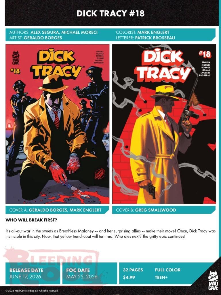 Mad Cave Studios June 2026 Solicits And Solicitations