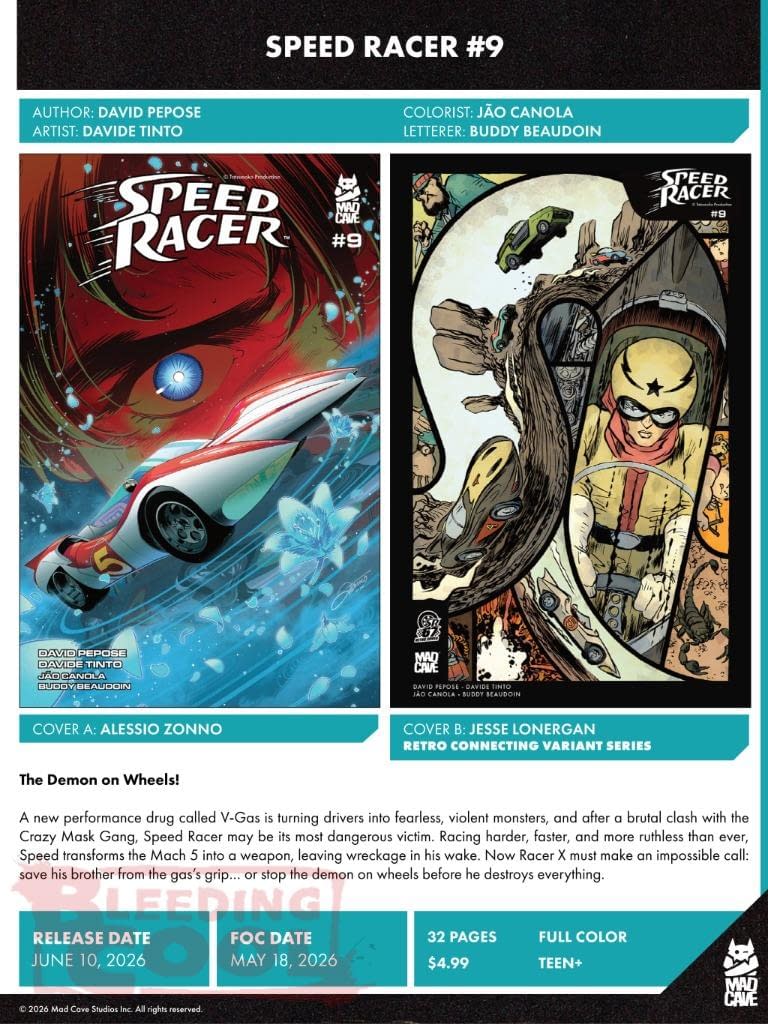 Mad Cave Studios June 2026 Solicits And Solicitations