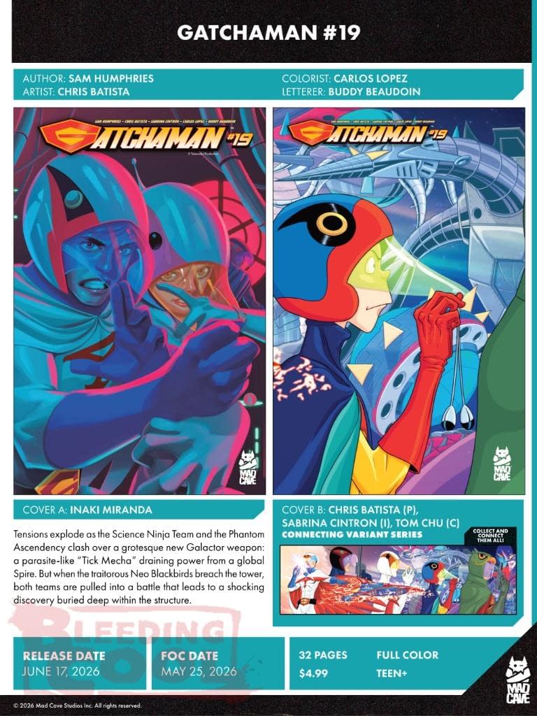 Mad Cave Studios June 2026 Solicits And Solicitations