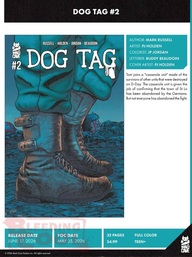 Mad Cave Studios June 2026 Solicits And Solicitations