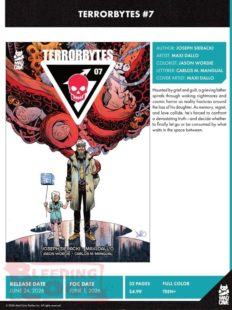 Mad Cave Studios June 2026 Solicits And Solicitations