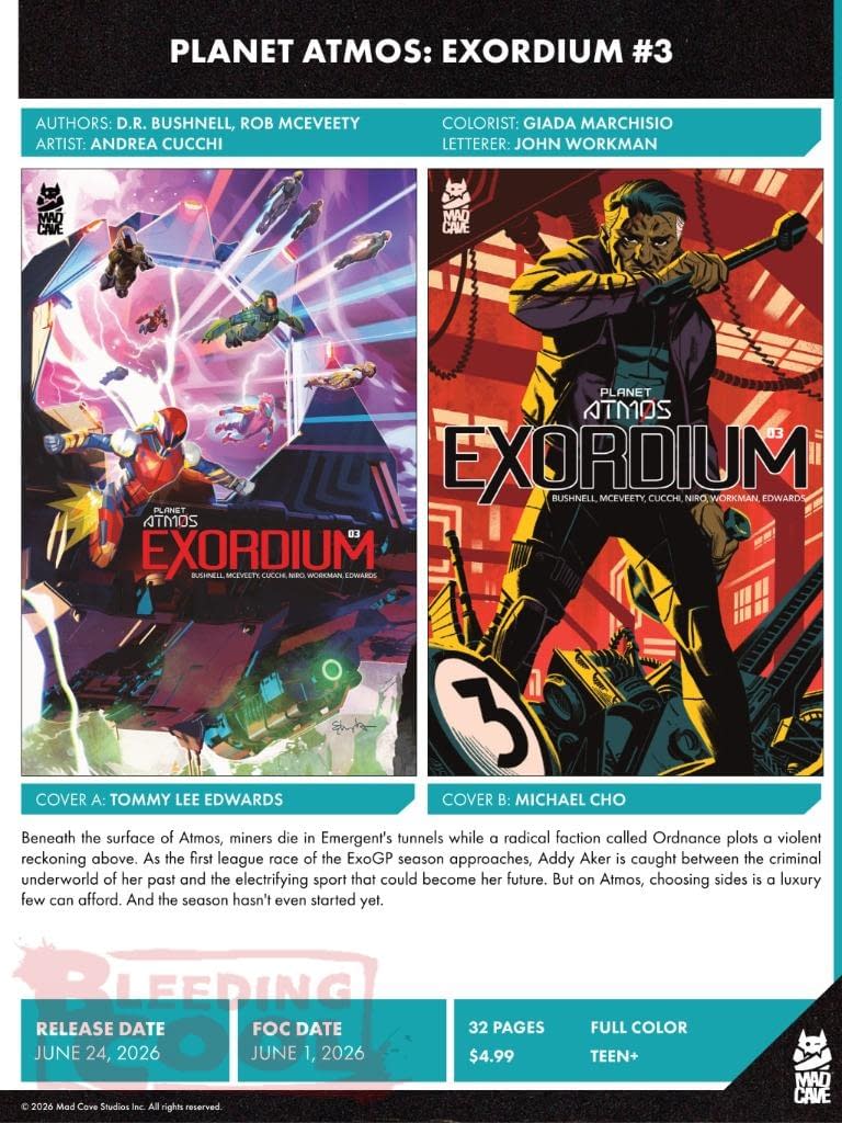 Mad Cave Studios June 2026 Solicits And Solicitations