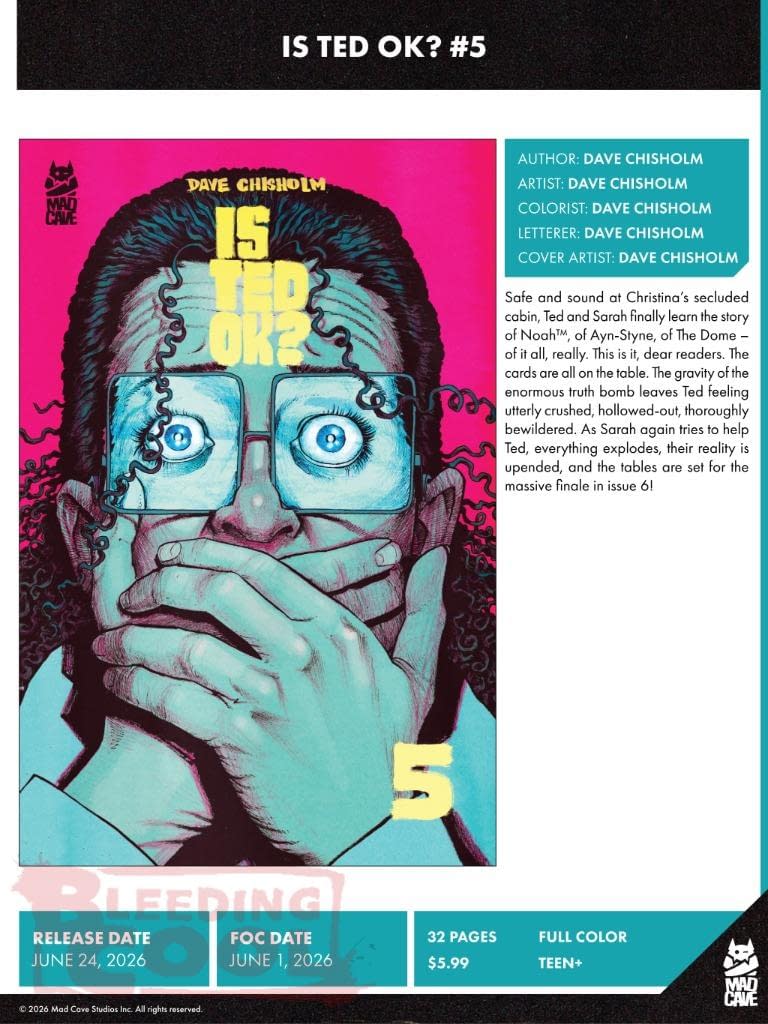 Mad Cave Studios June 2026 Solicits And Solicitations