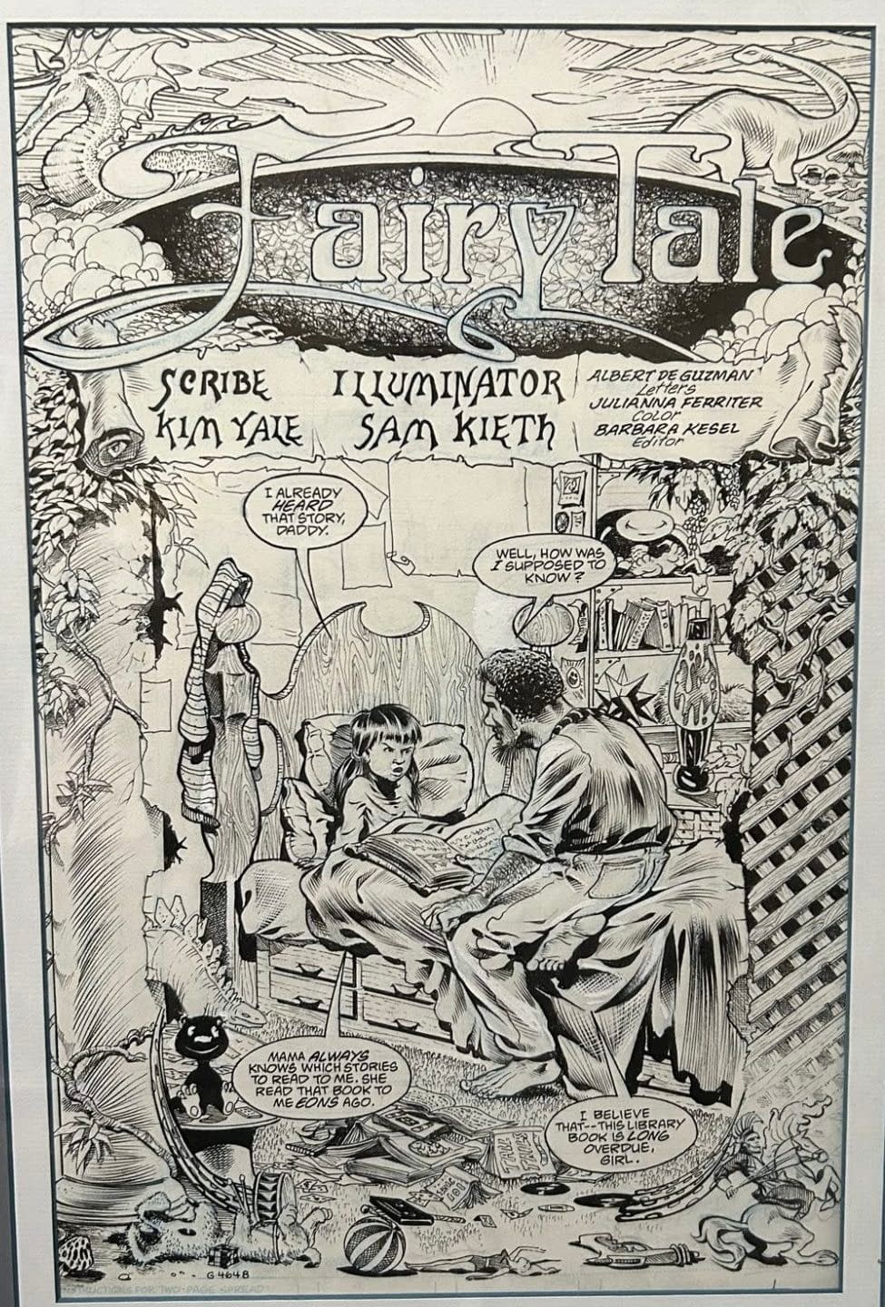 Sam Kieth, signed to Barbara