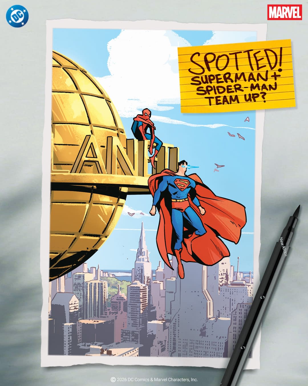 Another Look Ahead At Superman/Spider-Man Crossover Out Next Week