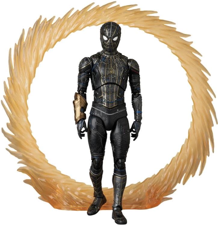Spider-Man: No Way Home Black and Gold Suit MAFEX Coming Soon