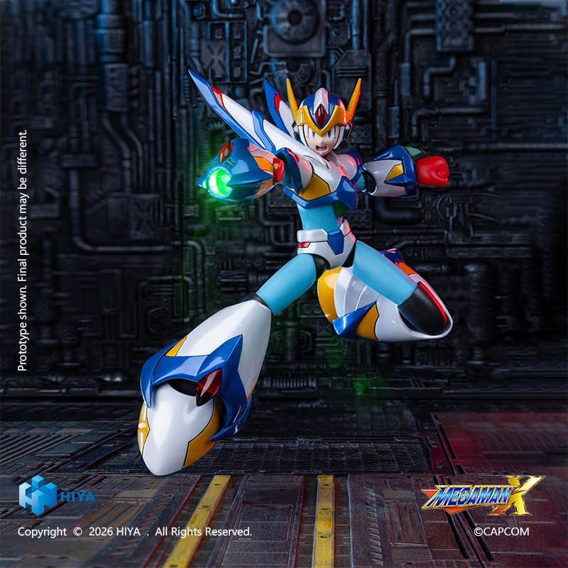 New Mega Man X Falcon Armor Figure Arrives from Hiya Toys