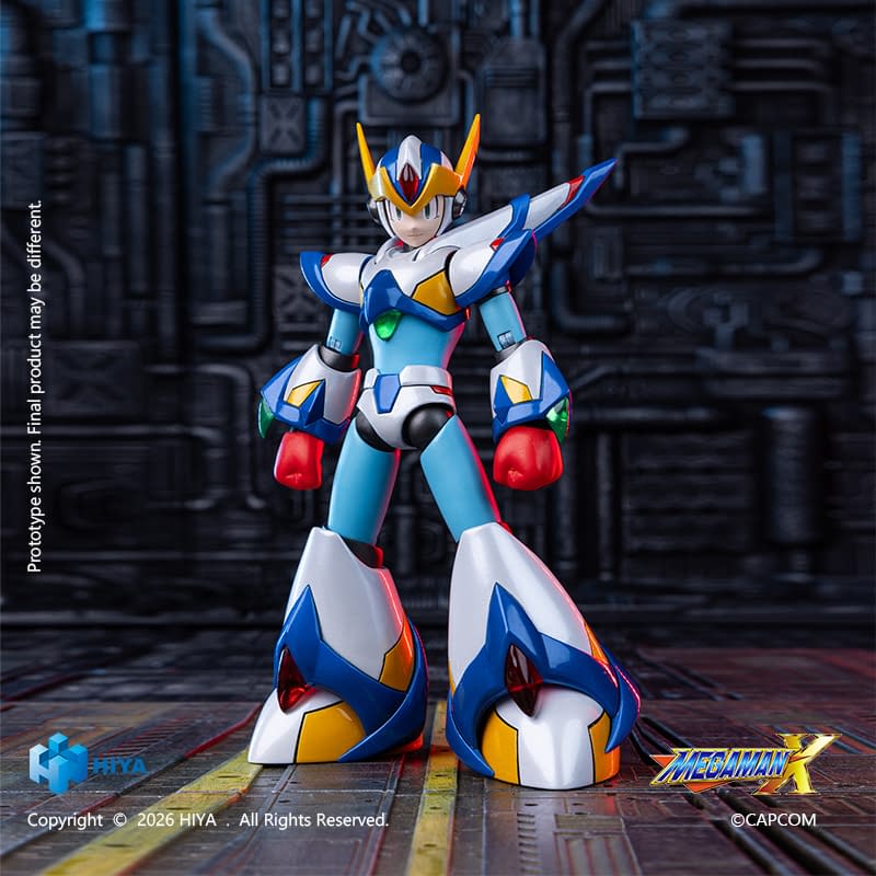 New Mega Man X Falcon Armor Figure Arrives from Hiya Toys