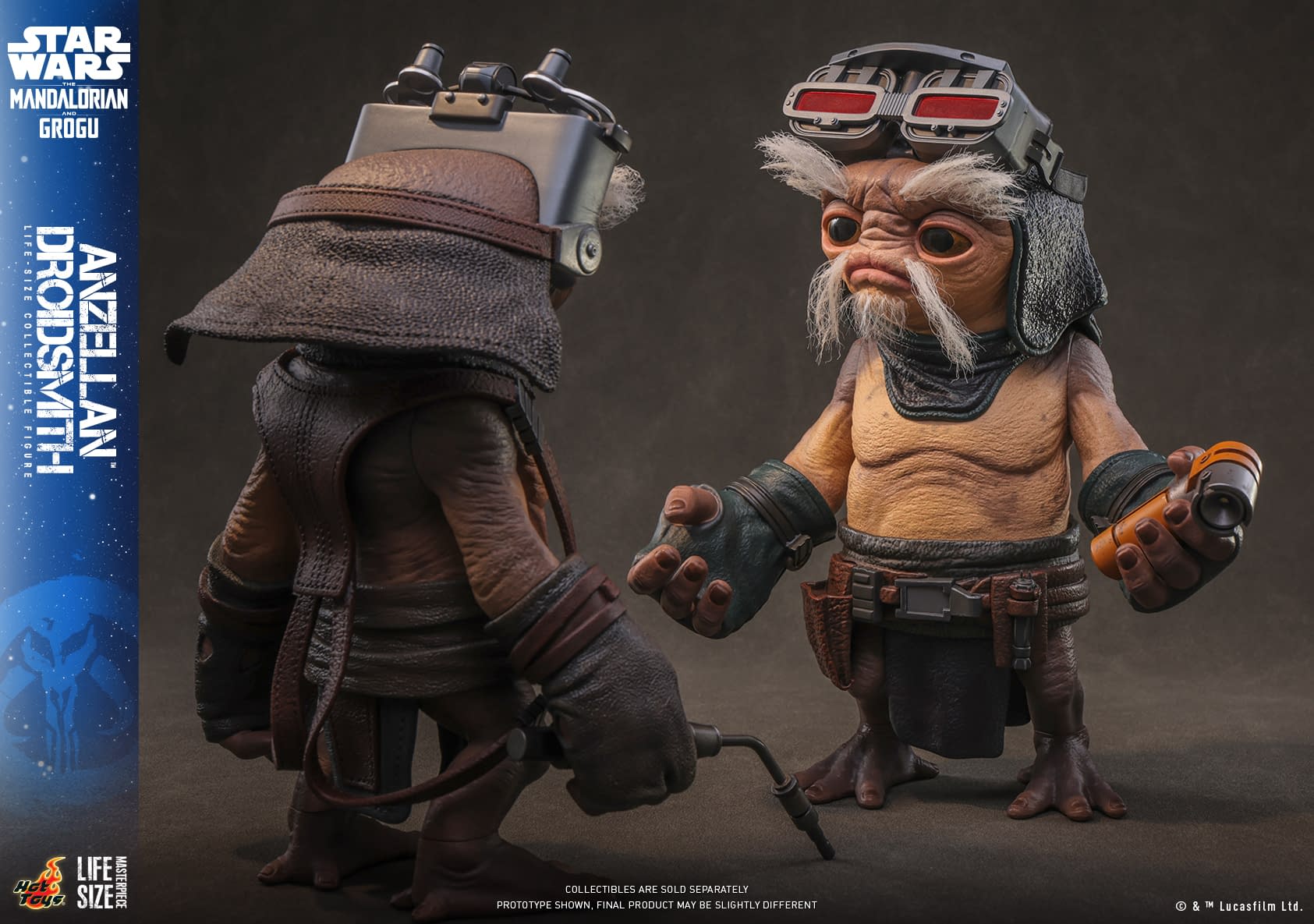 The Mandalorian and Grogu Life-Size Azellan Droidsmith Figure Revealed