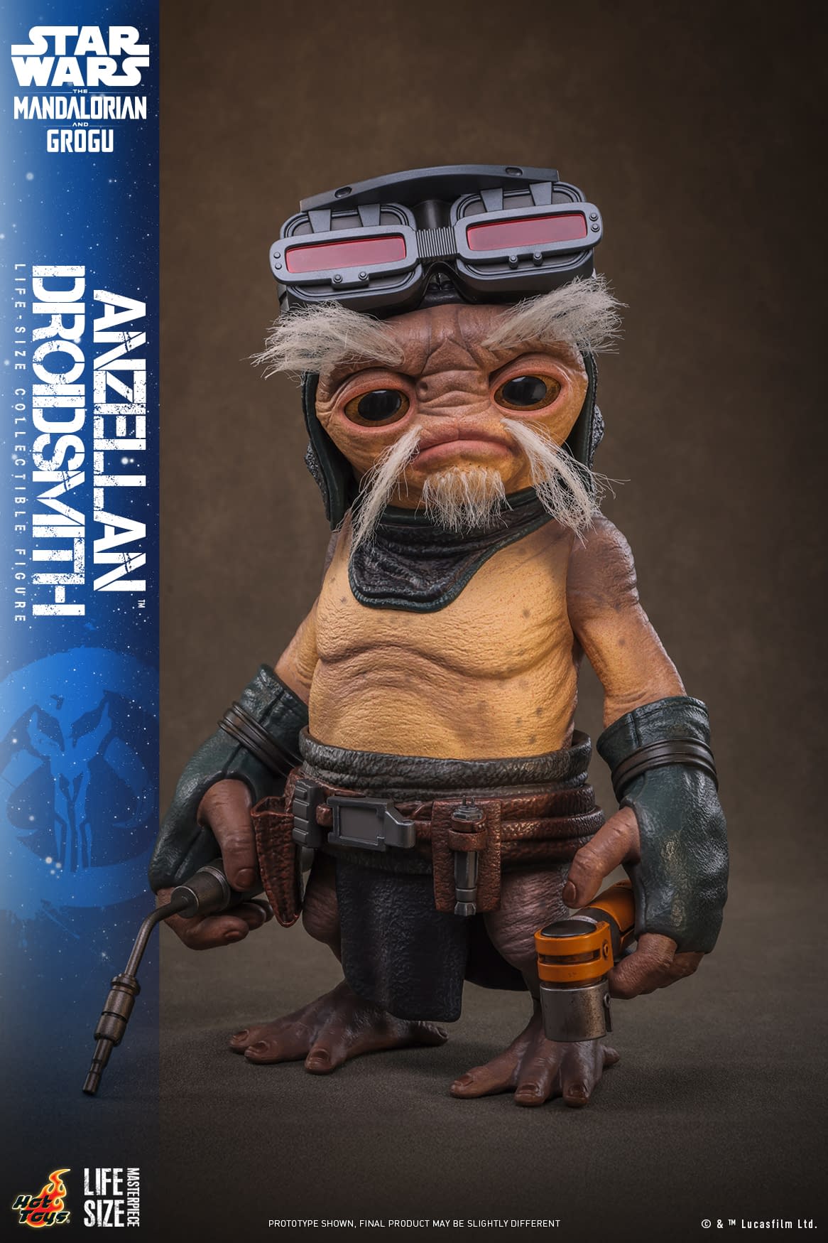 The Mandalorian and Grogu Life-Size Azellan Droidsmith Figure Revealed