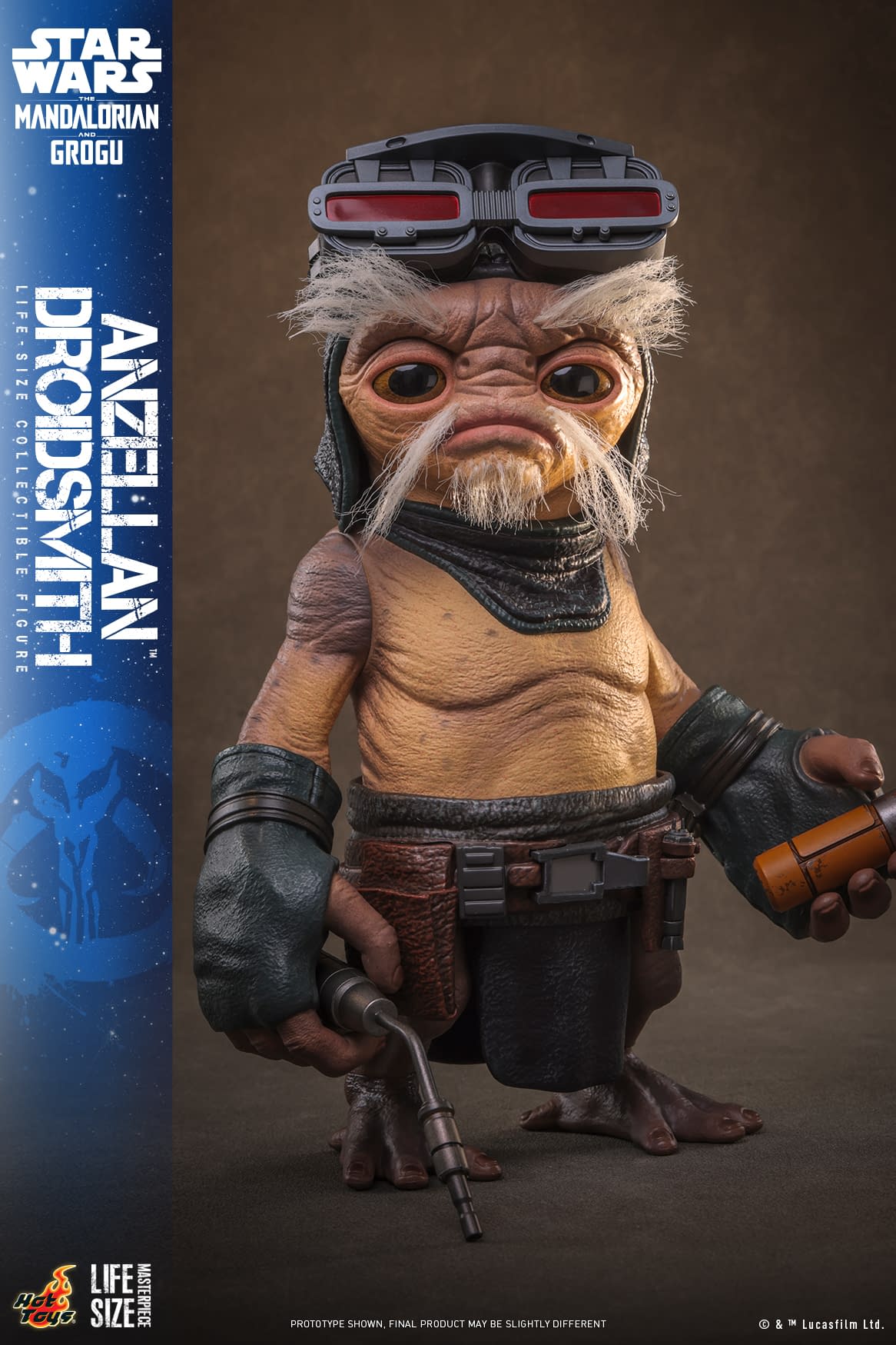 The Mandalorian and Grogu Life-Size Azellan Droidsmith Figure Revealed
