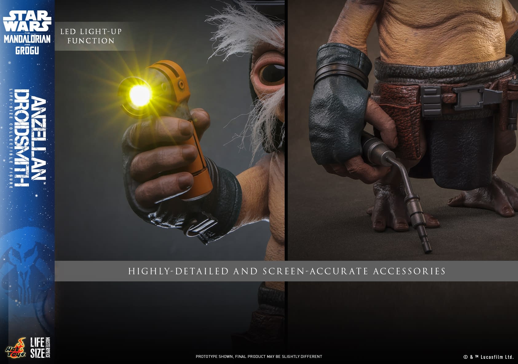 The Mandalorian and Grogu Life-Size Azellan Droidsmith Figure Revealed
