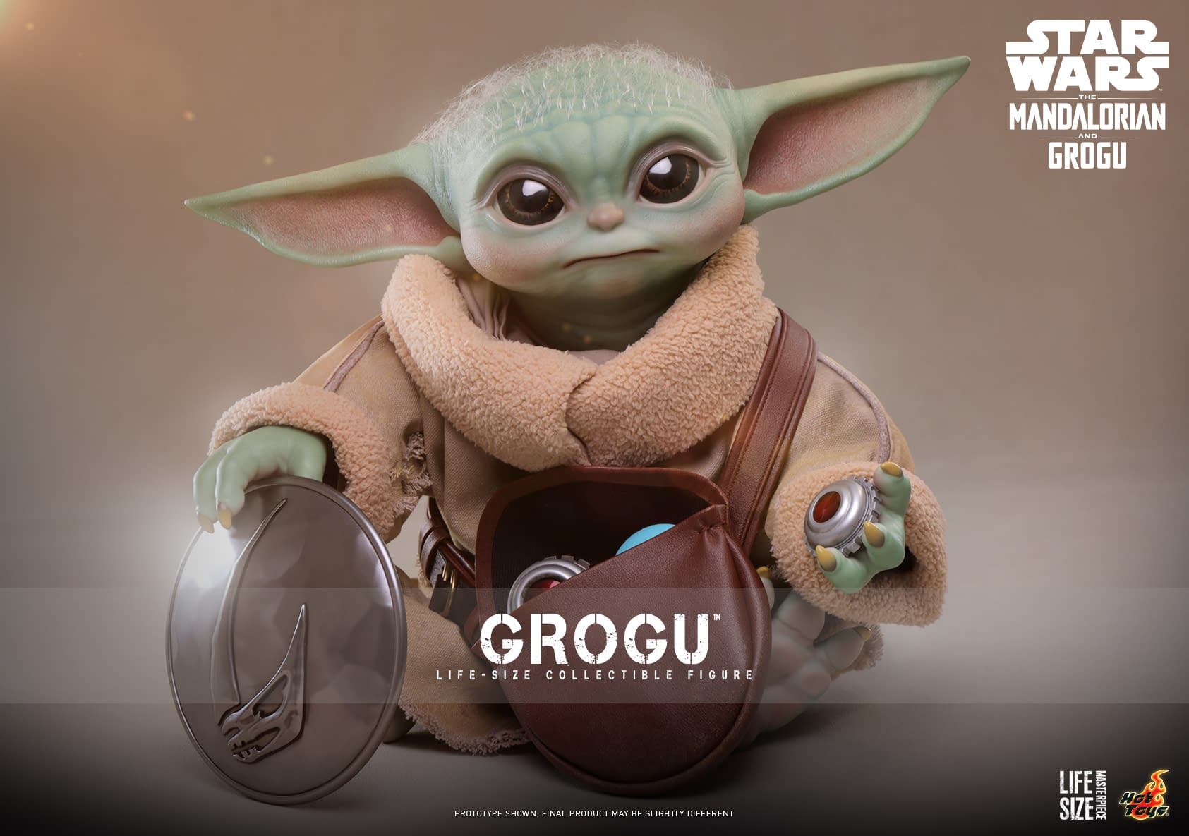 Life-Size Grogu from The Mandalorian and Grogu Coming from Hot Toys