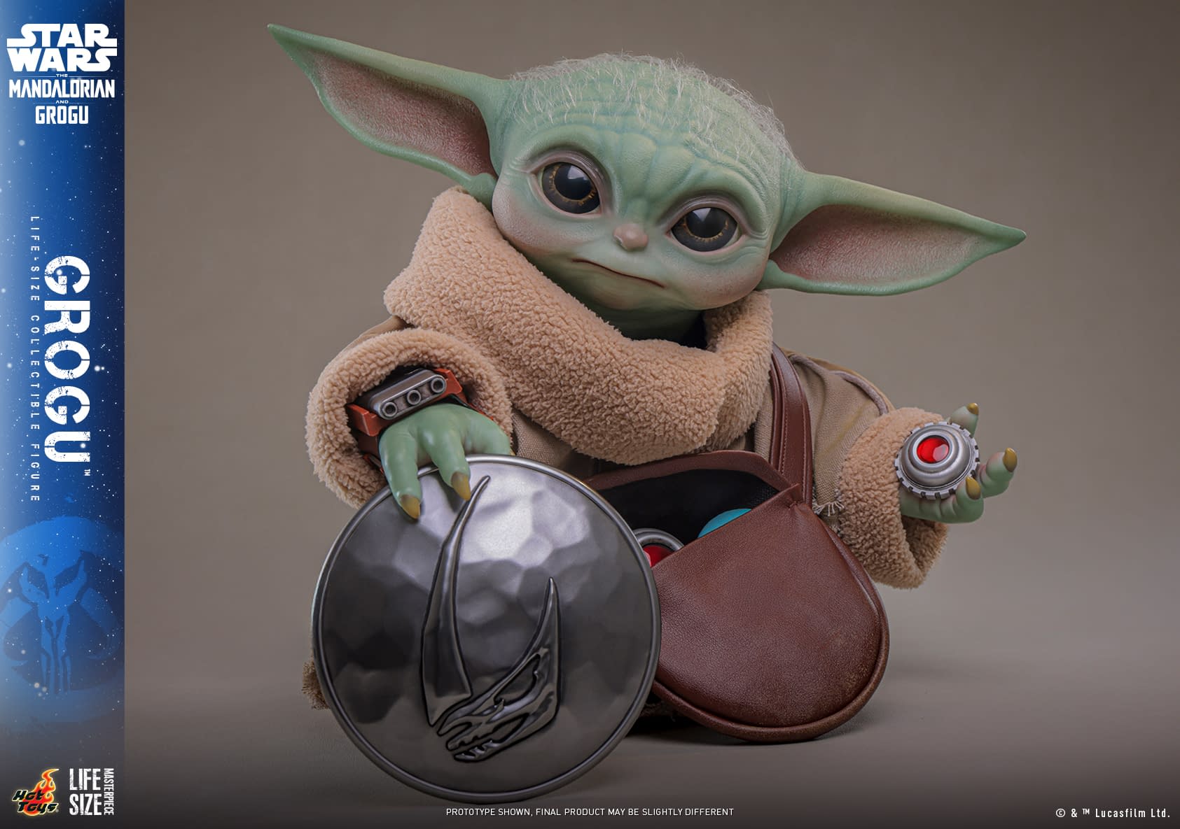 Life-Size Grogu from The Mandalorian and Grogu Coming from Hot Toys