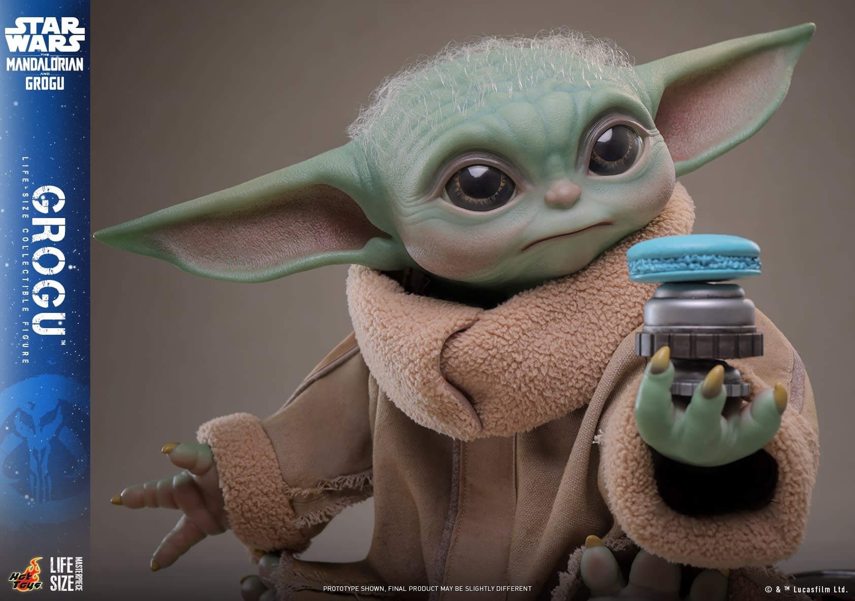 Life-Size Grogu from The Mandalorian and Grogu Coming from Hot Toys
