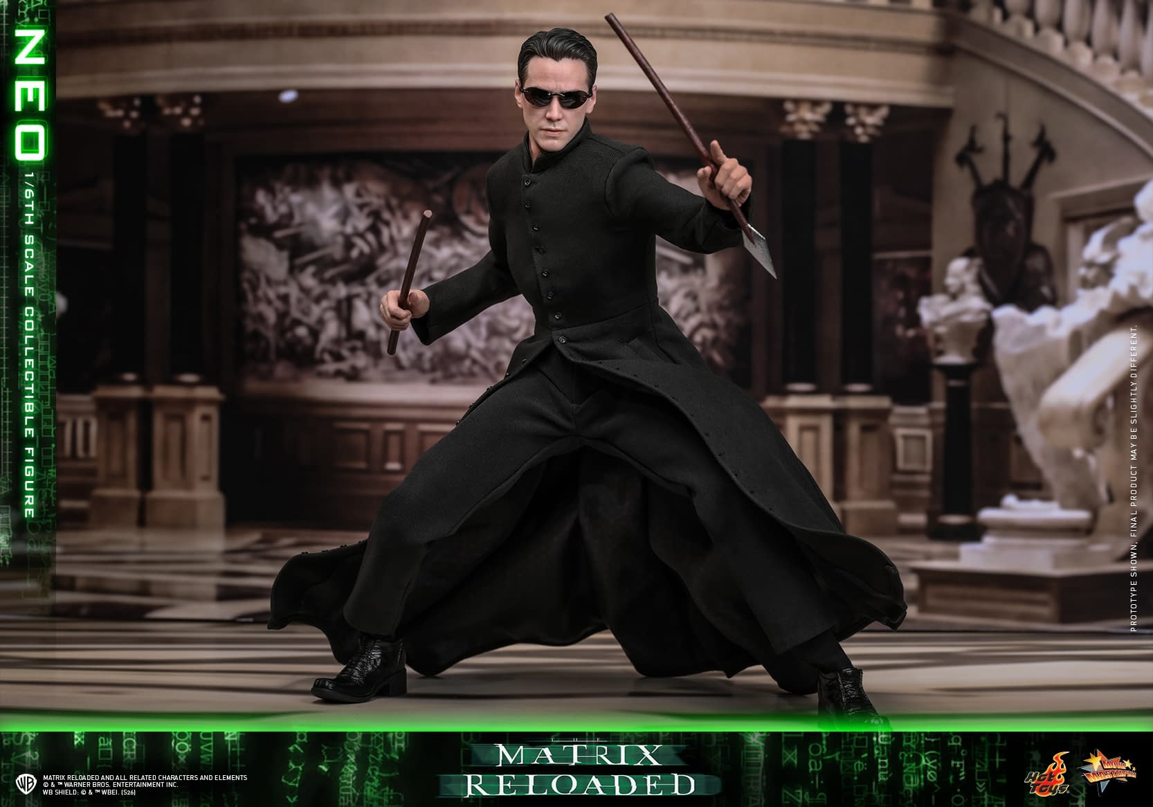 Hot Toys Steps Into The Matrix Reloaded with New 1/6 Scale Neo