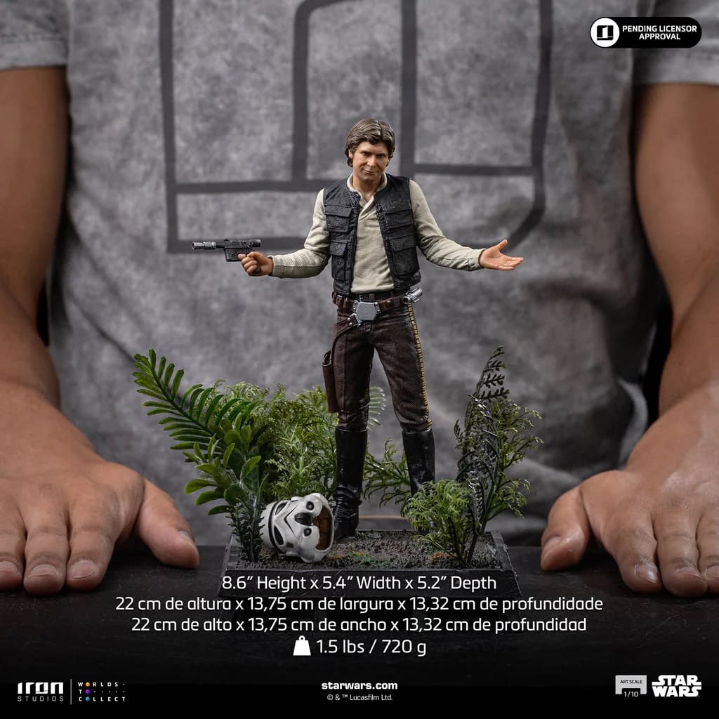 Return to Endor with Iron Studios New Star Wars Han Solo Statue