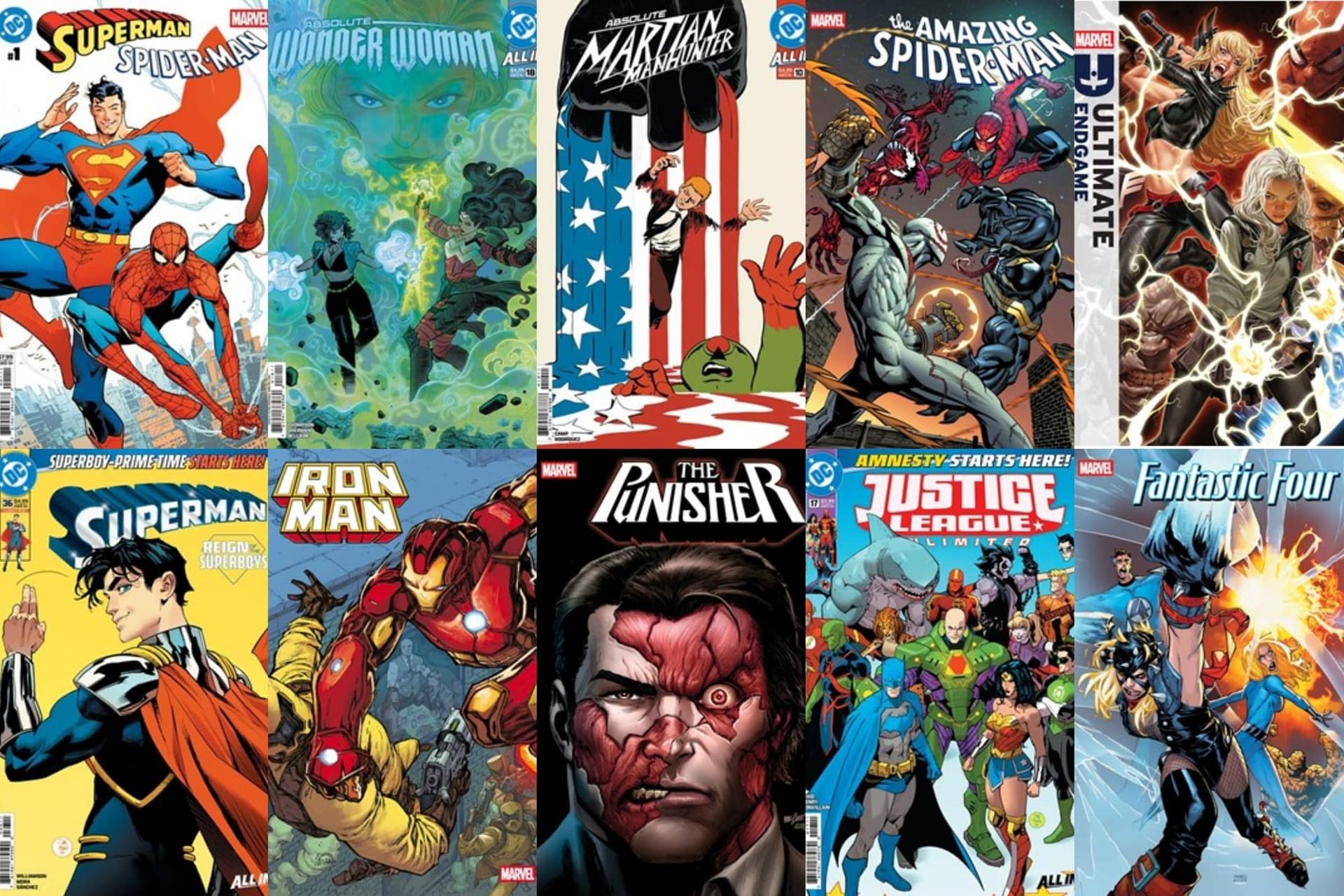 Superman/Spider-Man Tops Bleeding Cool Weekly Bestseller List, And How