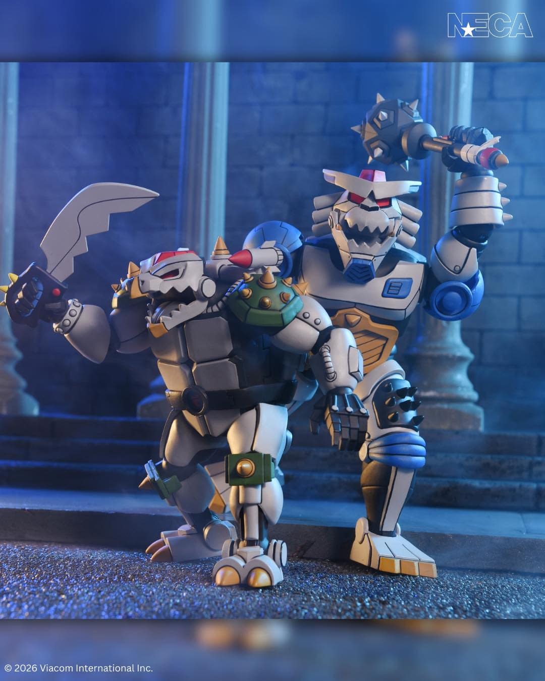 NECA Reveals New Robo Tokka & Rahzar TMNT Figure 2-Pack