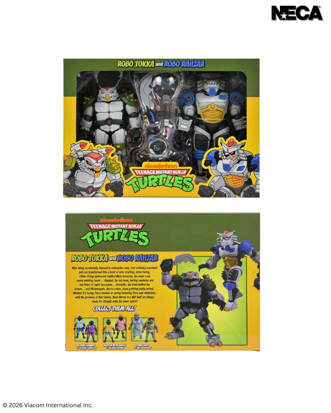 NECA Reveals New Robo Tokka & Rahzar TMNT Figure 2-Pack