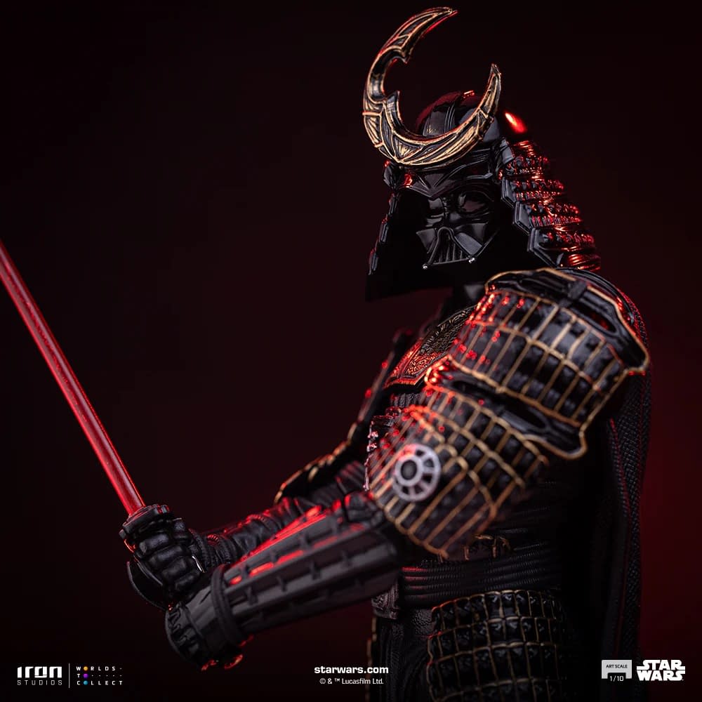 Bow Before Iron Studios New Star Wars Samurai Darth Vader Statue