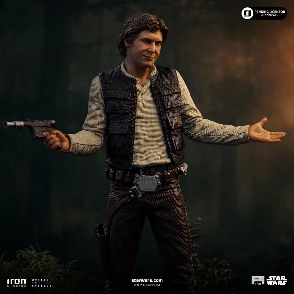 Return to Endor with Iron Studios New Star Wars Han Solo Statue