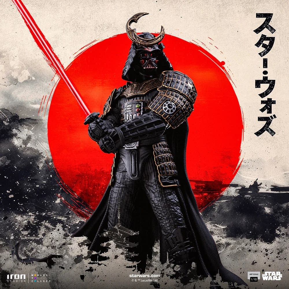 Bow Before Iron Studios New Star Wars Samurai Darth Vader Statue