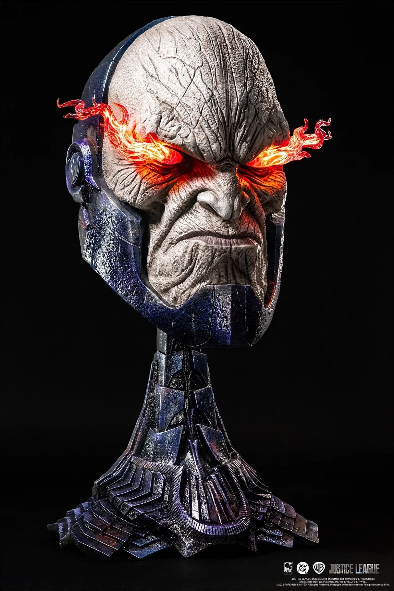 PureArts Bows Before Darkseid with New 1:1 Replica DC Comics Mask