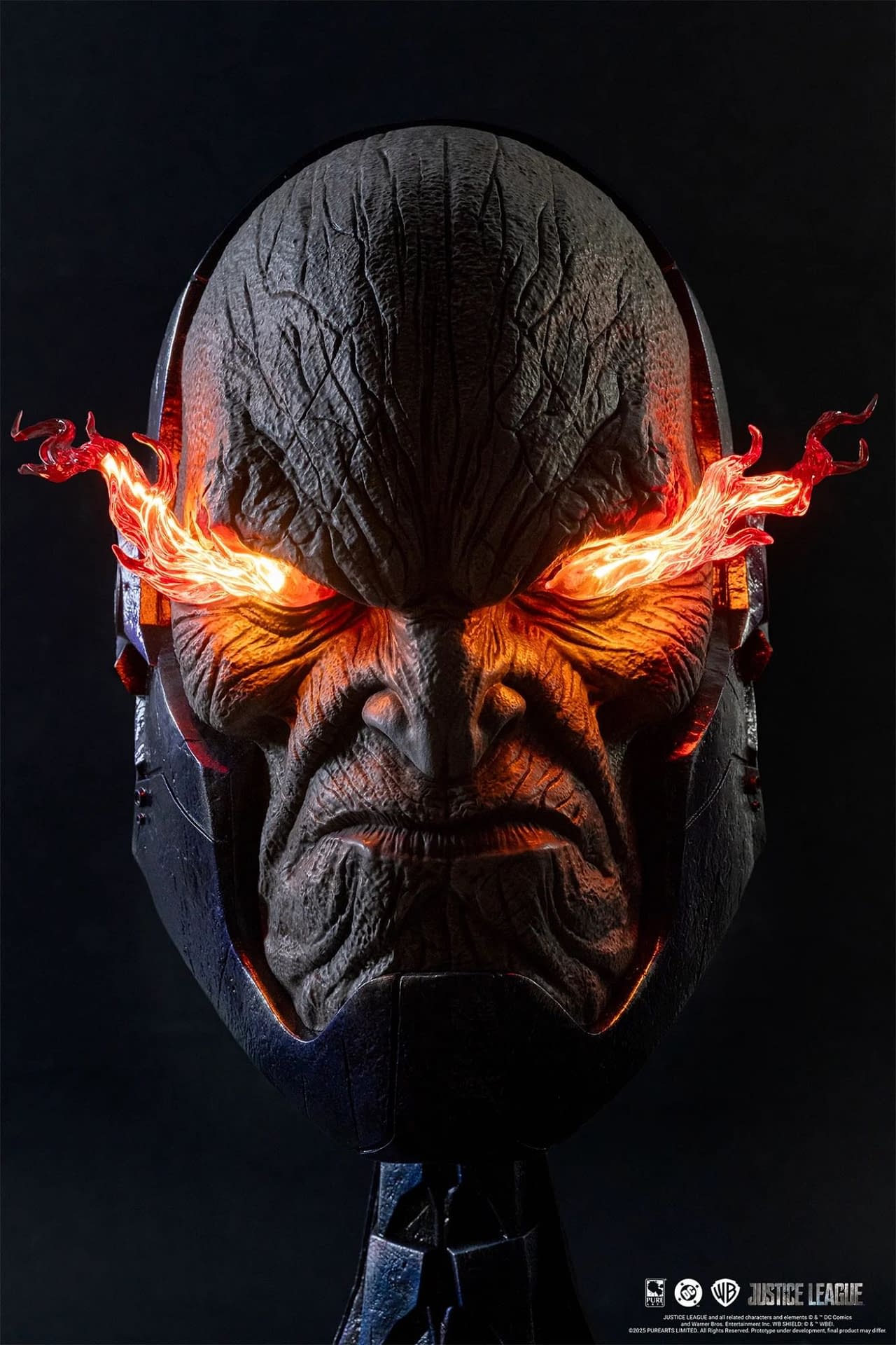 PureArts Bows Before Darkseid with New 1:1 Replica DC Comics Mask