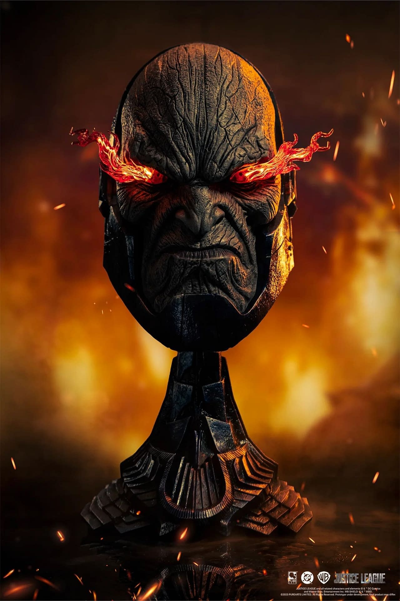 PureArts Bows Before Darkseid with New 1:1 Replica DC Comics Mask