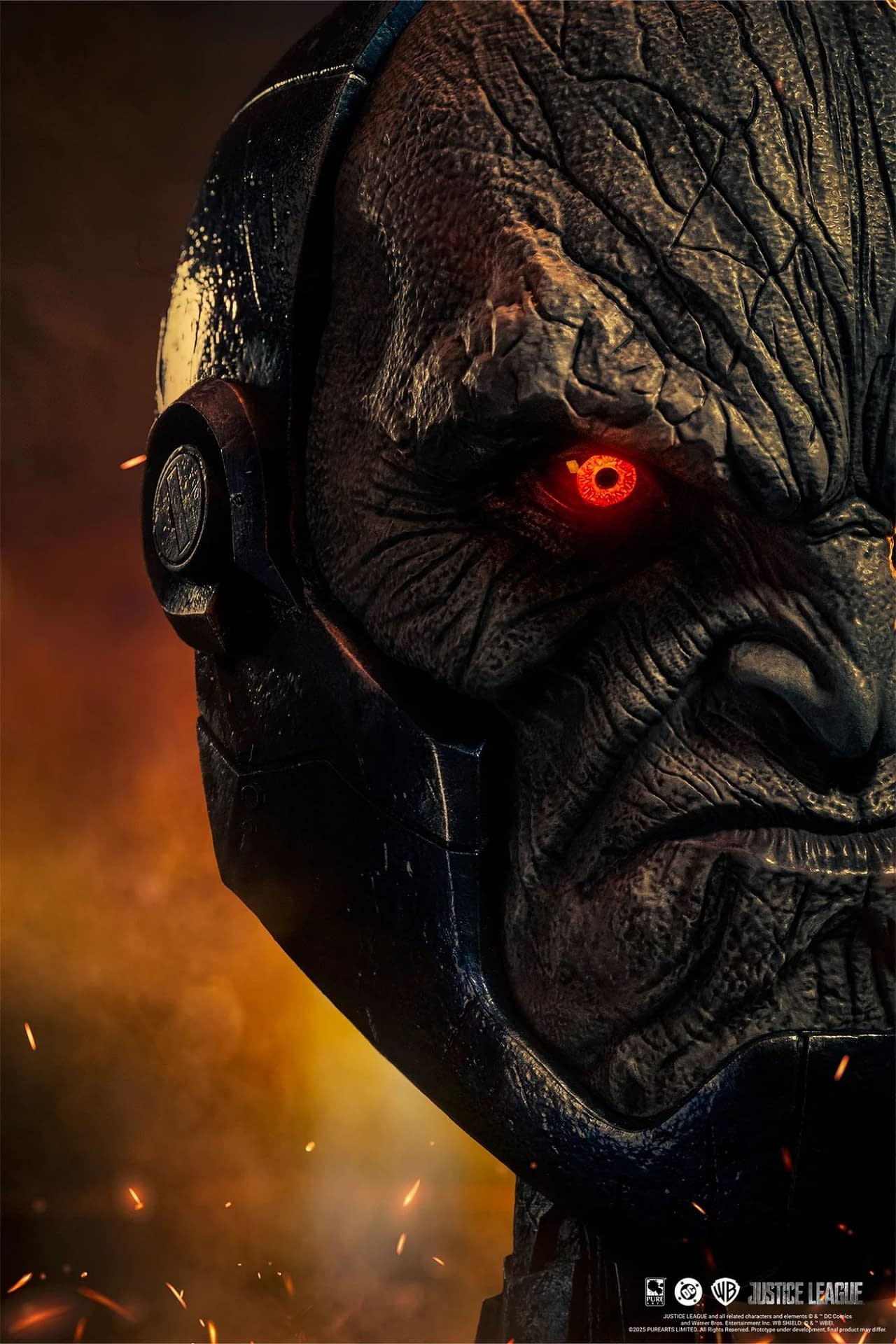 PureArts Bows Before Darkseid with New 1:1 Replica DC Comics Mask