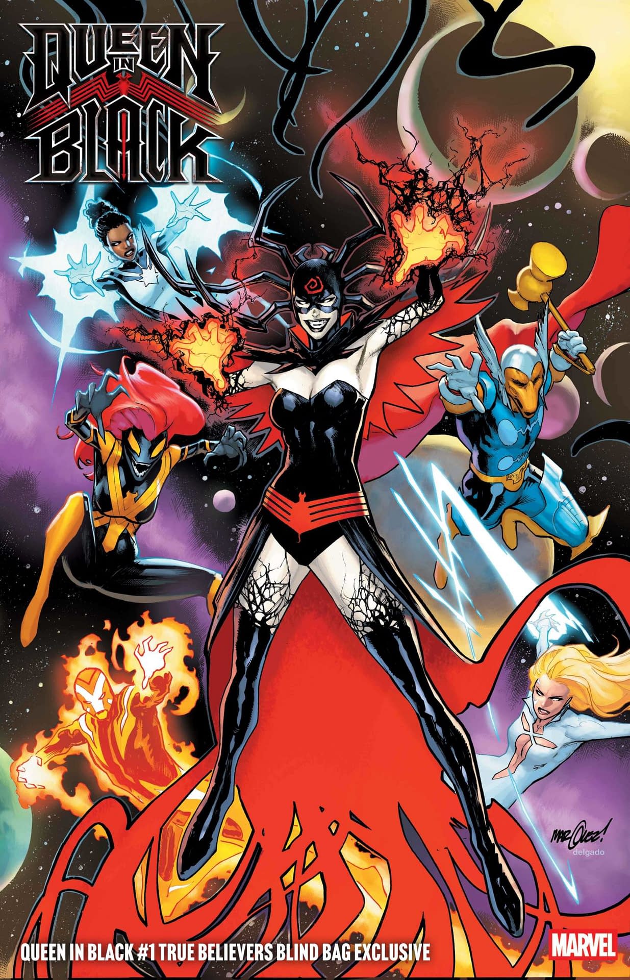 Coverwatch: Queen In Black #1, Marvel Comics Third Blind Bag Revealed