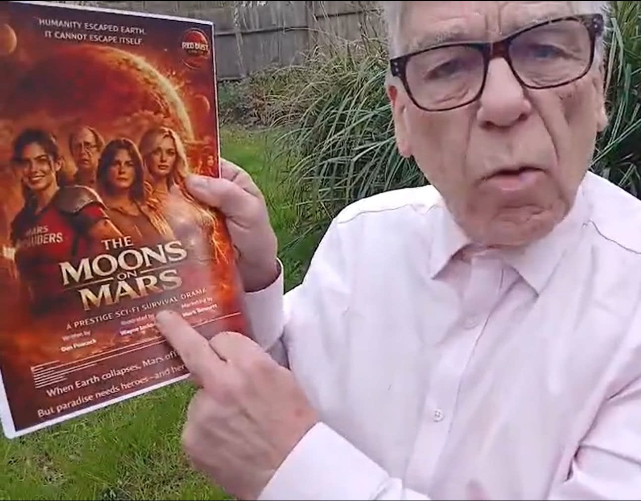 Daniel Peacock's Comic The Moons Of Mars Launches, Created With A.I.