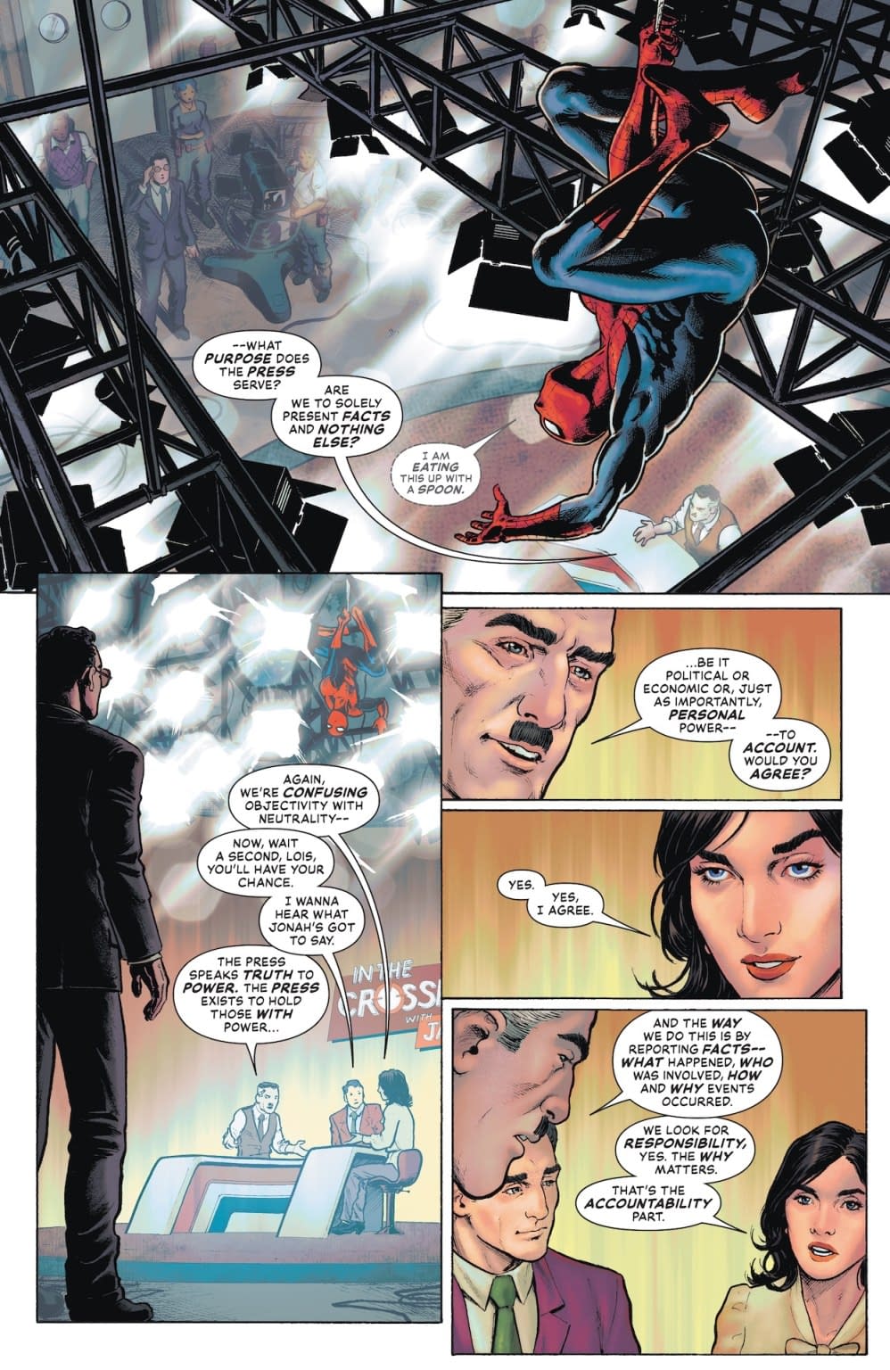 Pages And Pages Of Superman/Spider-Man Crossover