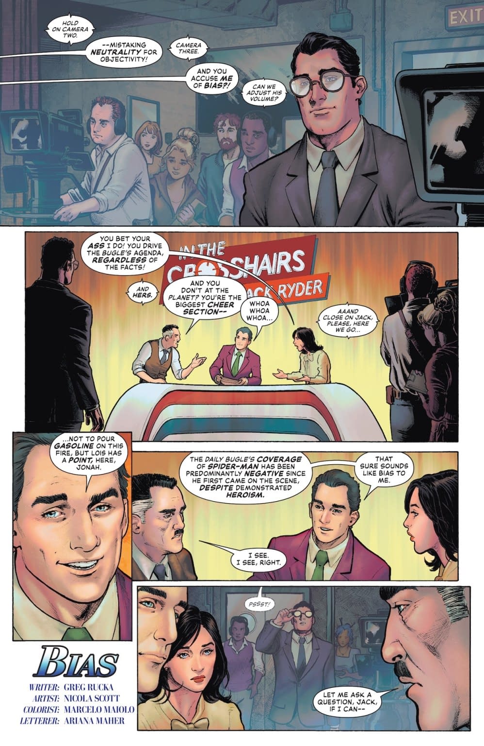 Pages And Pages Of Superman/Spider-Man Crossover