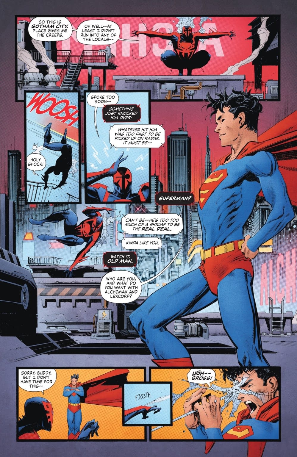 Pages And Pages Of Superman/Spider-Man Crossover