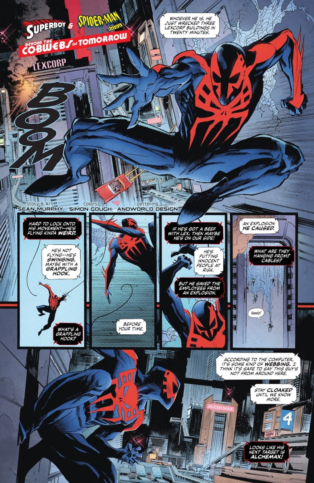 Pages And Pages Of Superman/Spider-Man Crossover