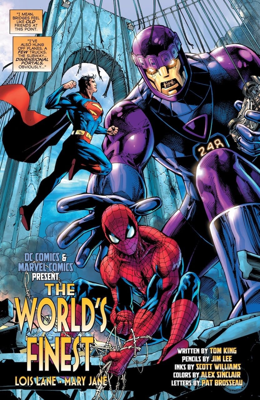 Pages And Pages Of Superman/Spider-Man Crossover