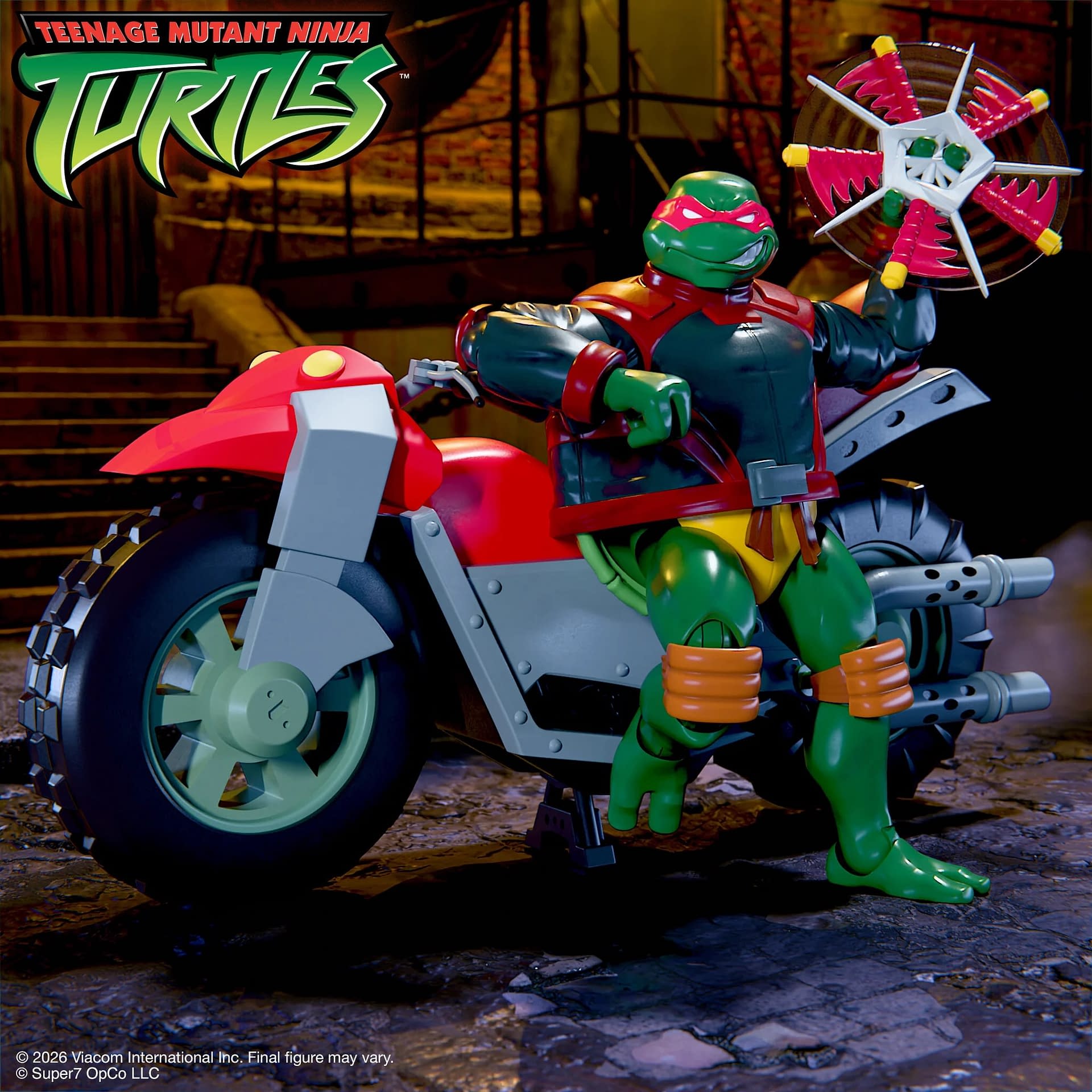 The TMNT (2003) Shell Cycle Comes to Life from Super7