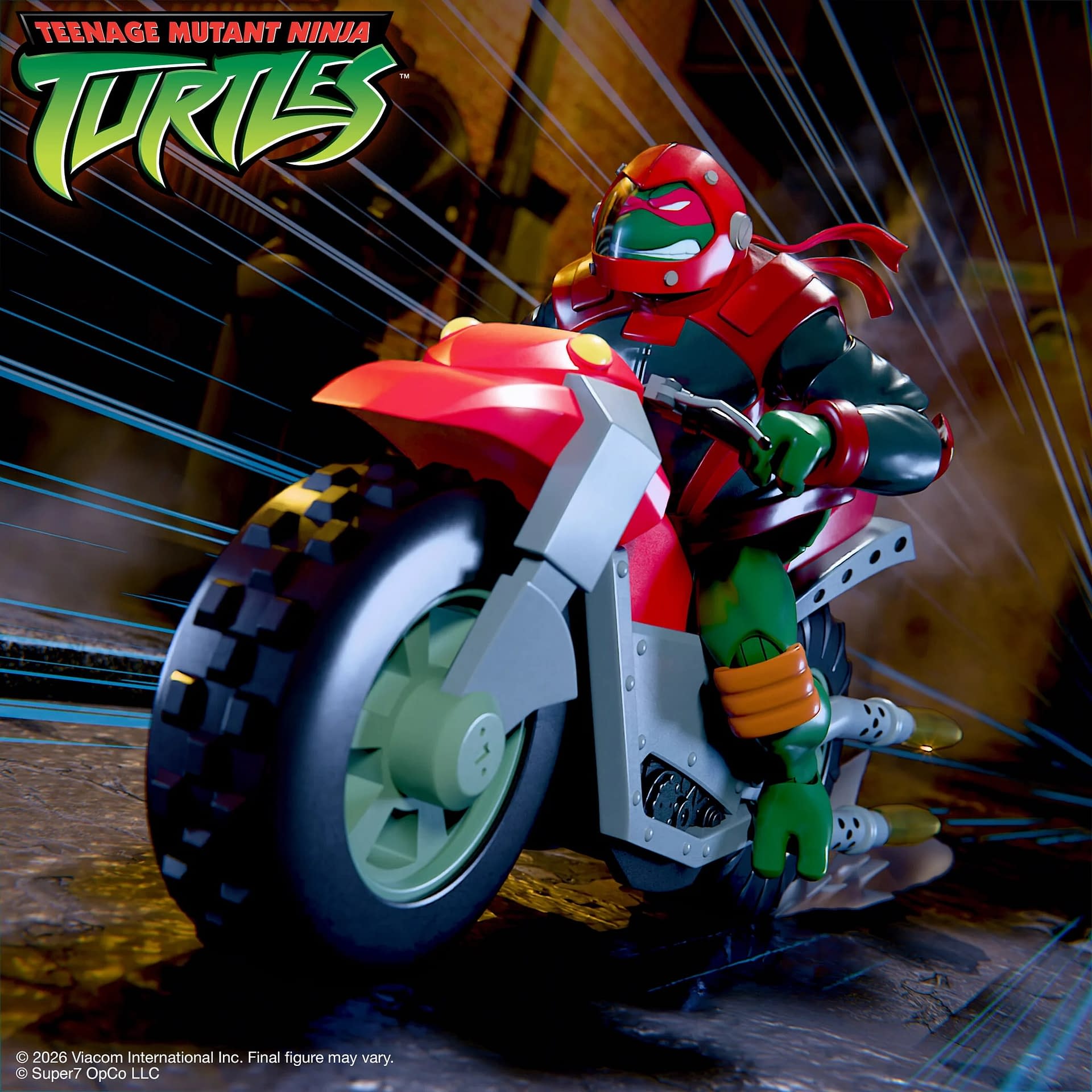 The TMNT (2003) Shell Cycle Comes to Life from Super7