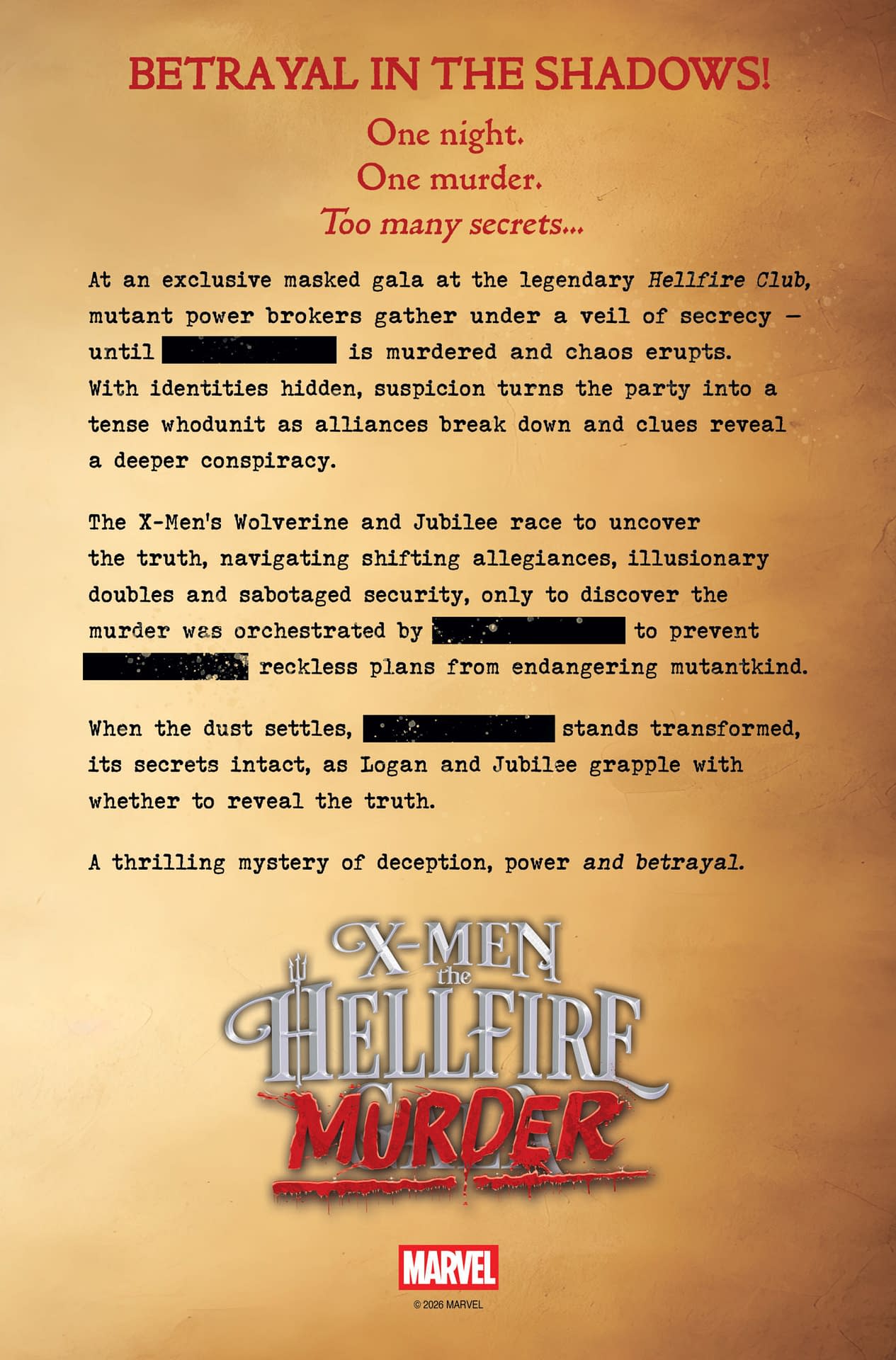 X-Men: The Hellfire Murder