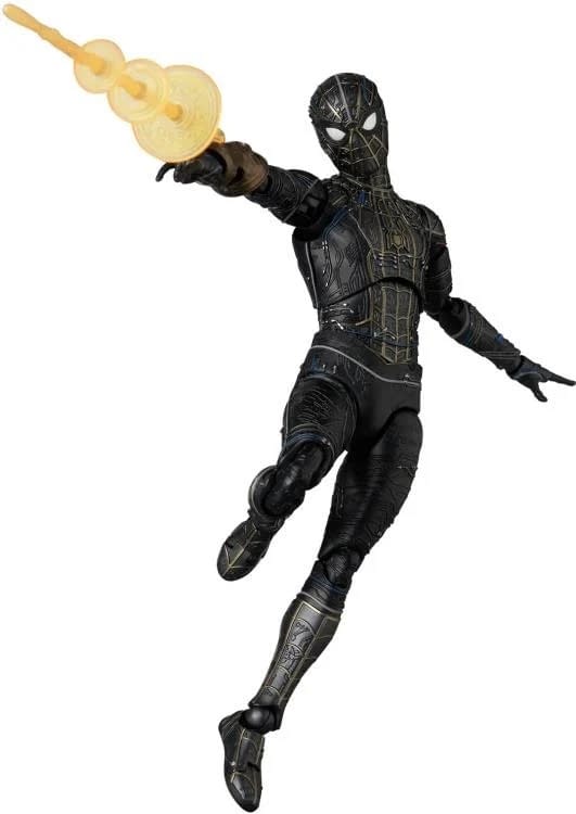 Spider-Man: No Way Home Black and Gold Suit MAFEX Coming Soon