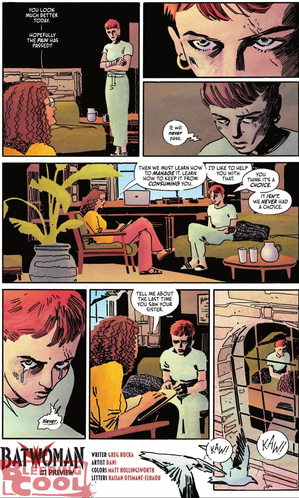 Batwoman #1 Preview By Greg Rucka