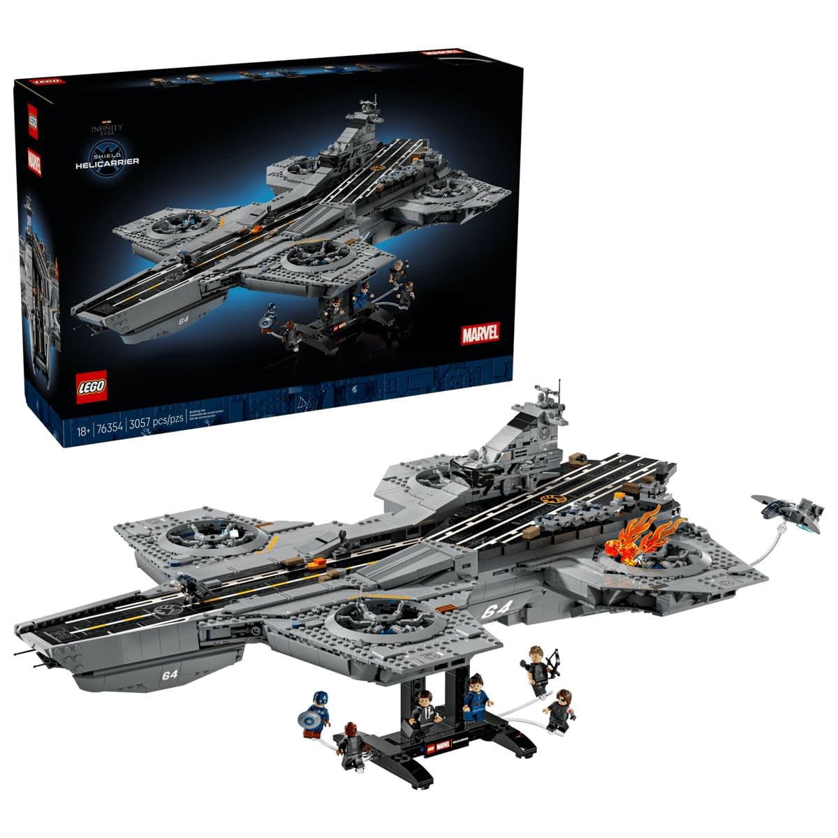 Save the Day with LEGO's New The Avengers S.H.I.E.L.D. Helicarrier
