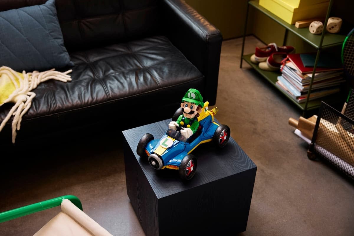 Rev Your Engines with LEGO's New Mario Kart Luigi & Mach 8 Set