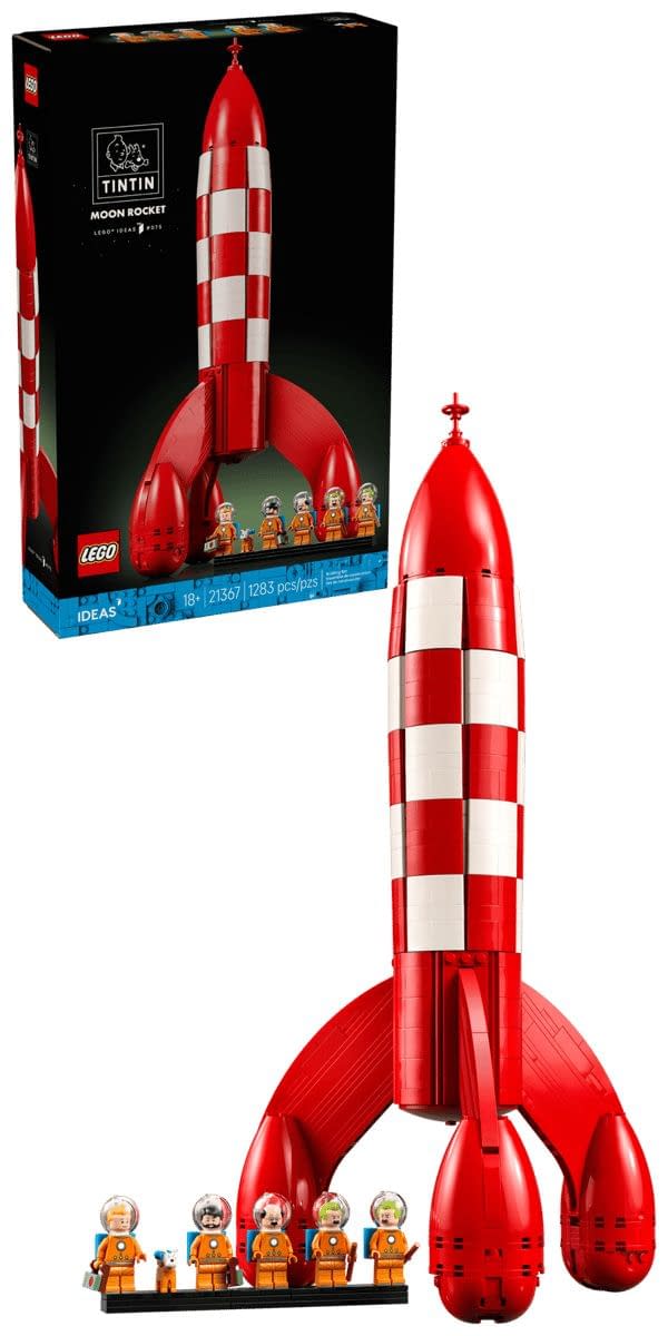 Blast Off with LEGO and Their New Tintin Moon Rocket Set