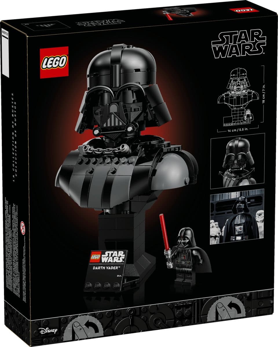 The Dark Side Rises with the LEGO Star Wars Darth Vader Bust