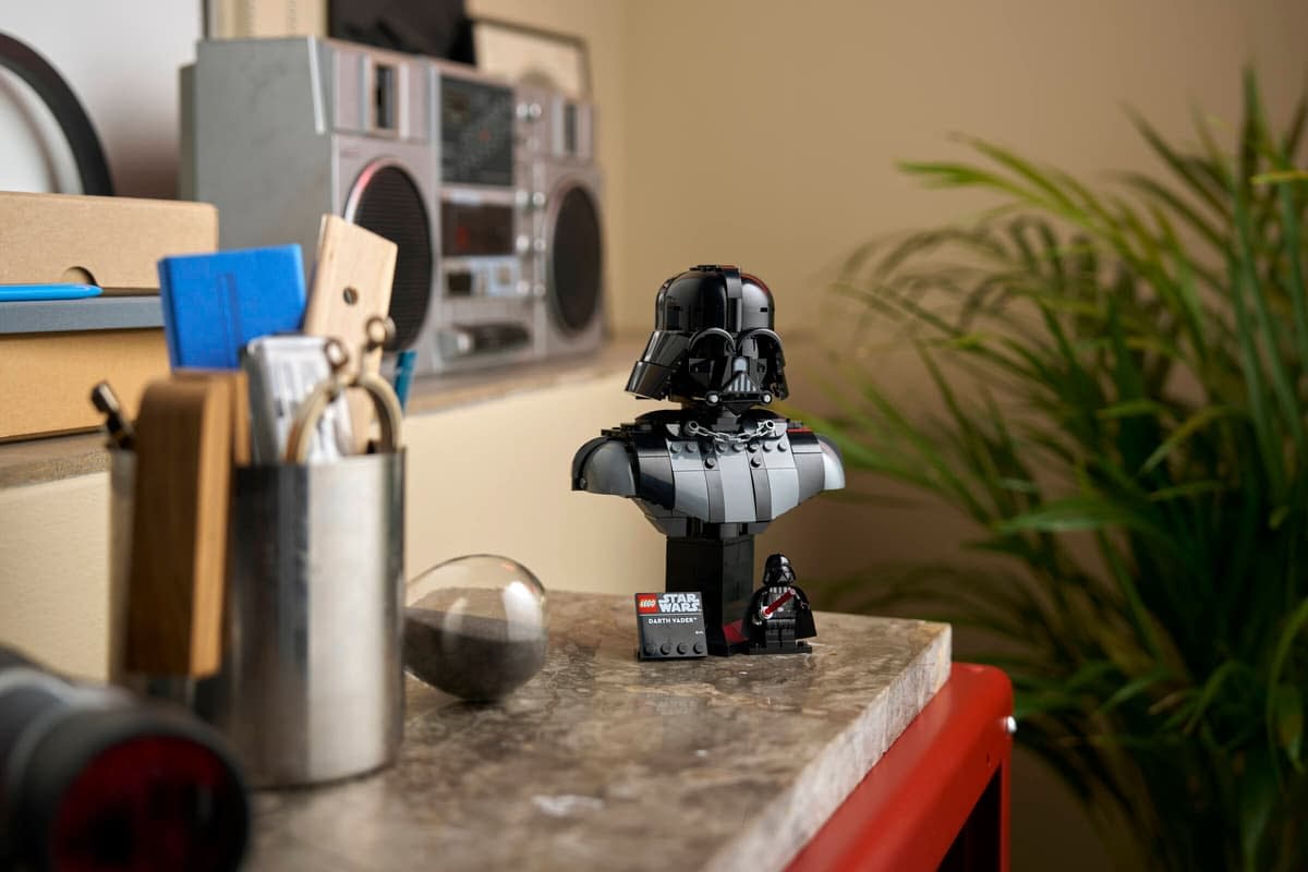 The Dark Side Rises with the LEGO Star Wars Darth Vader Bust