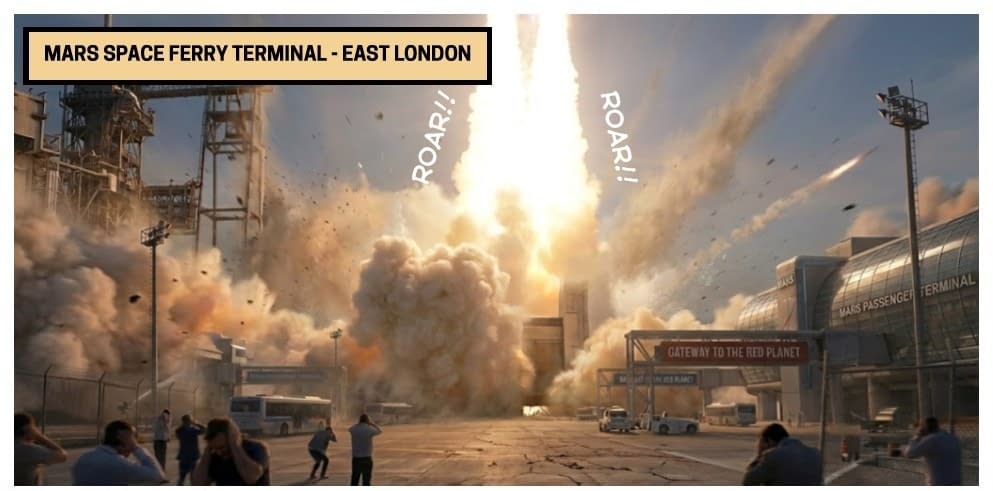 Daniel Peacock's New Comic, The Moons of Mars, Created With A.I.